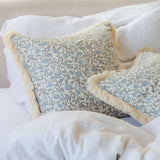 Addy Throw Pillow Cover - Dove Blue